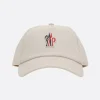 MONCLER GRENOBLE logo patch gabardine baseball cap