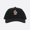 MONCLER GRENOBLE logo patch gabardine baseball cap
