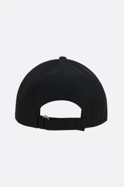 Women MONCLER logo patch gabardine baseball cap