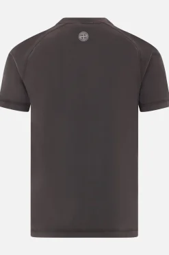 STONE ISLAND logo print cotton t-shirt