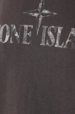 STONE ISLAND logo print cotton t-shirt