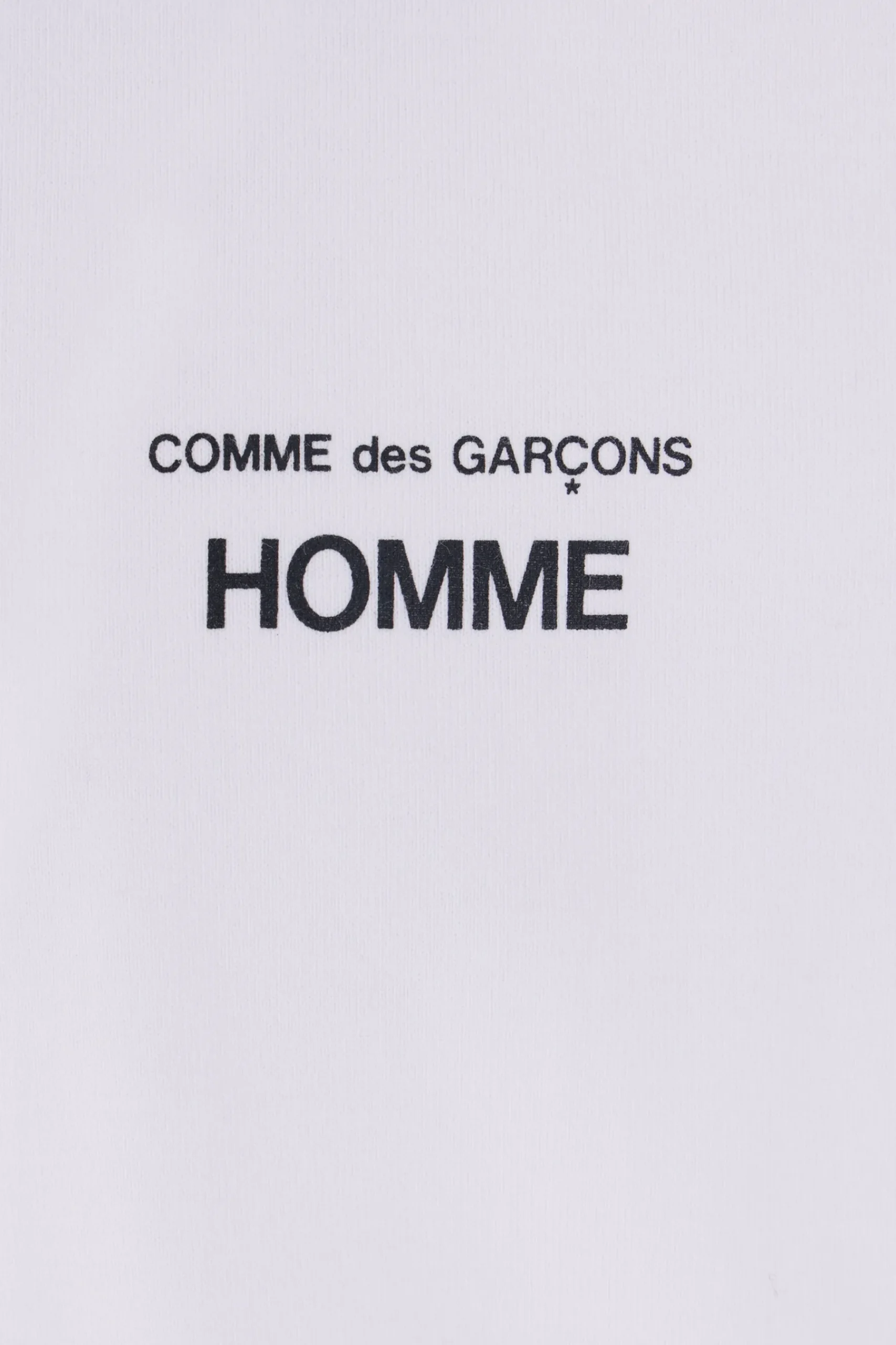 COMME DES GARÇONS HOMME logo print cotton t-shirt