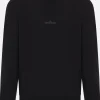 STONE ISLAND logo print jersey sweatshirt