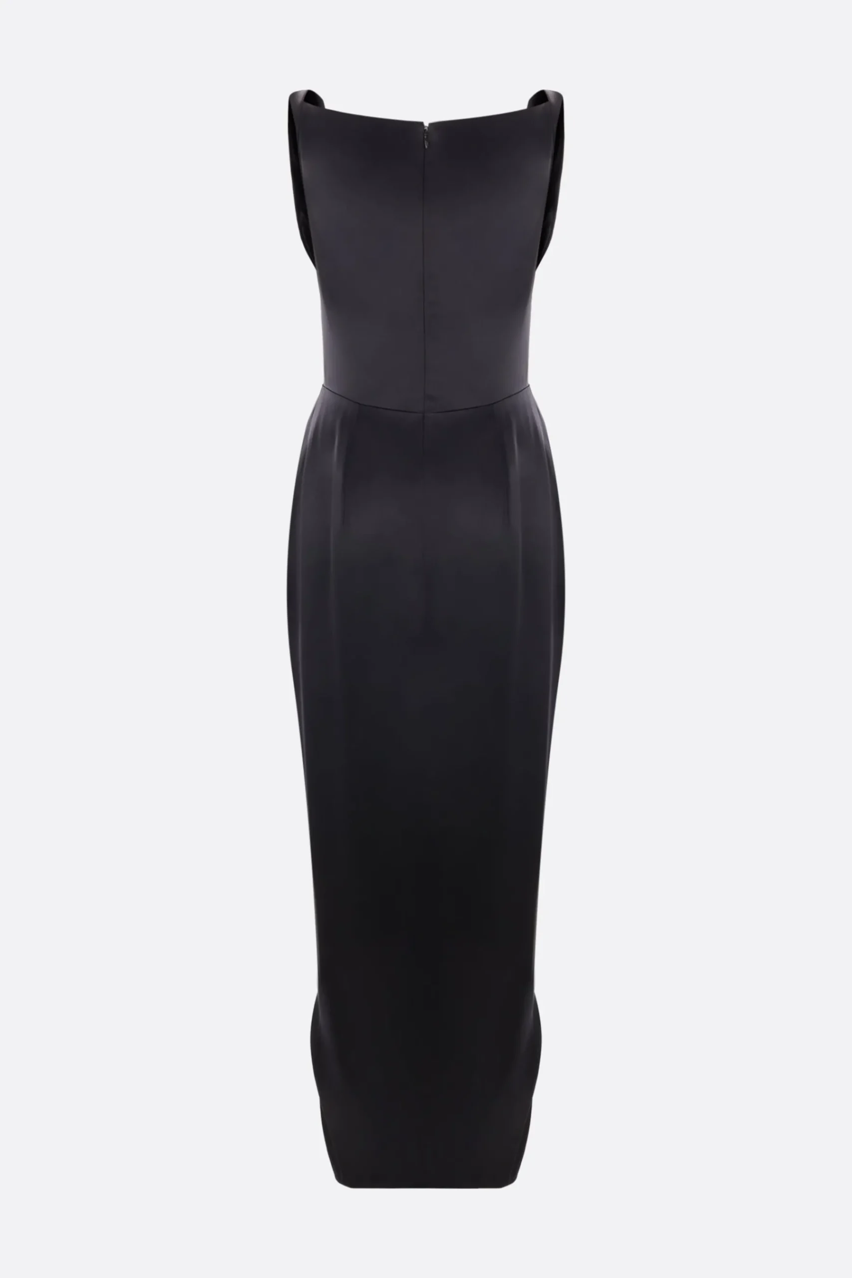 Women VIVIENNE WESTWOOD Long Panther fluid satin sleeveless dress