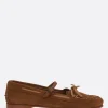 Women HEREU Lorea mary-jane loafers in suede