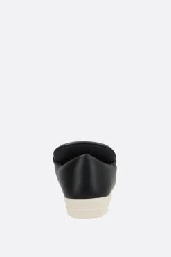 RICK OWENS low-top sneakers in padded smooth leather