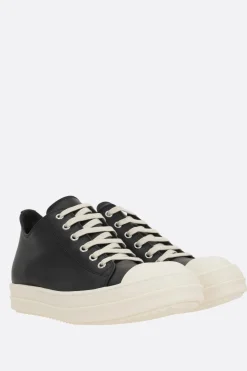Women RICK OWENS low-top sneakers in smooth leather