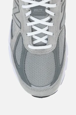 Women NEW BALANCE Made in USA 990v4 Core mesh and suede sneakers