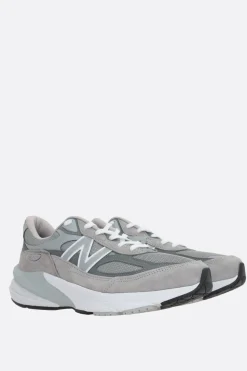 Women NEW BALANCE Made in USA 990v6 suede and mesh sneakers