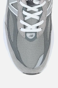 NEW BALANCE Made in USA 990v6 suede and mesh sneakers