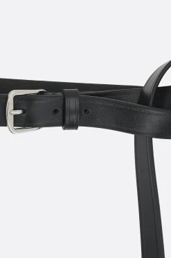 Women ANN DEMEULEMEESTER Mape thin belt in smooth leather