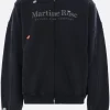 MARTINE ROSE Marlboro full-zip sweatshirt in jersey