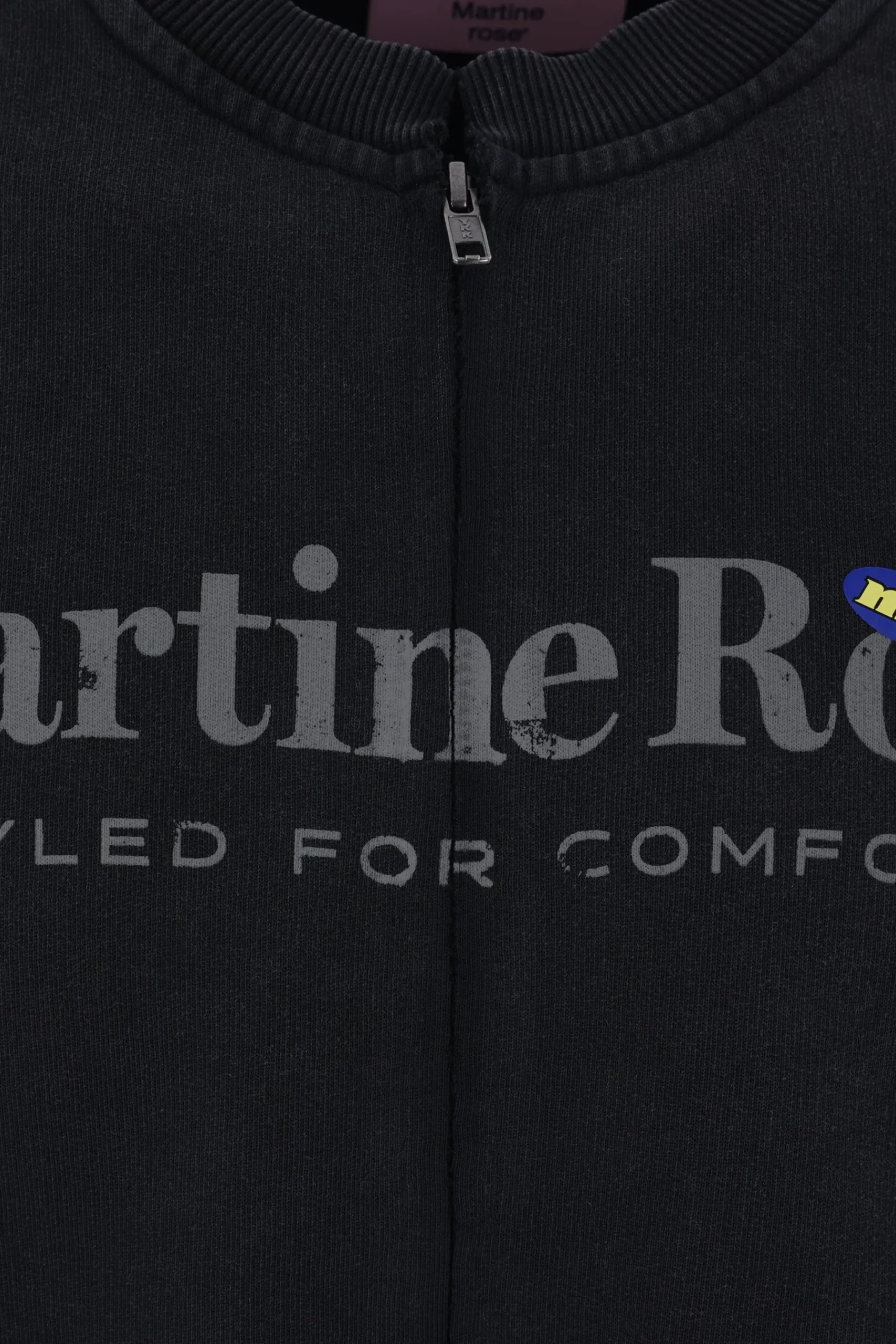 MARTINE ROSE Marlboro full-zip sweatshirt in jersey