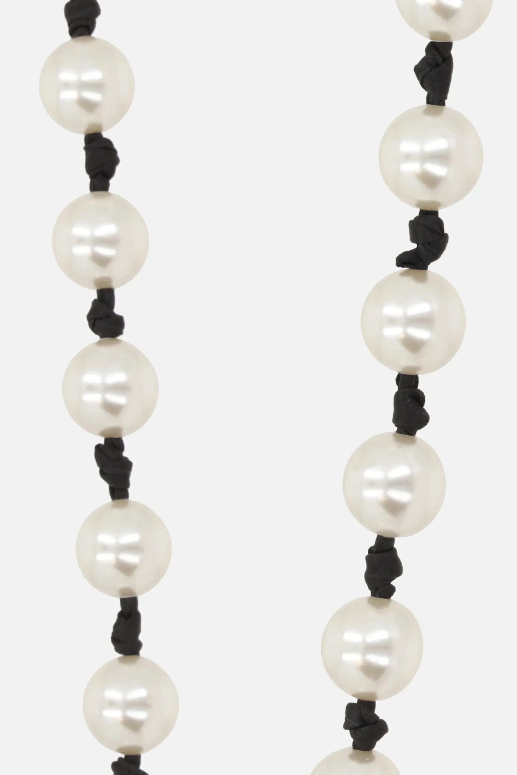 Women MAISON MICHEL Martine shoulder strap with pearls