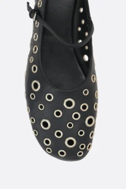 Women TORY BURCH mary-jane ballerina in nappa with eyelets