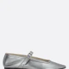 Women LE MONDE BERYL mary-jane ballerinas in metallic nappa