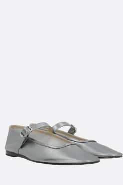 Women LE MONDE BERYL mary-jane ballerinas in metallic nappa