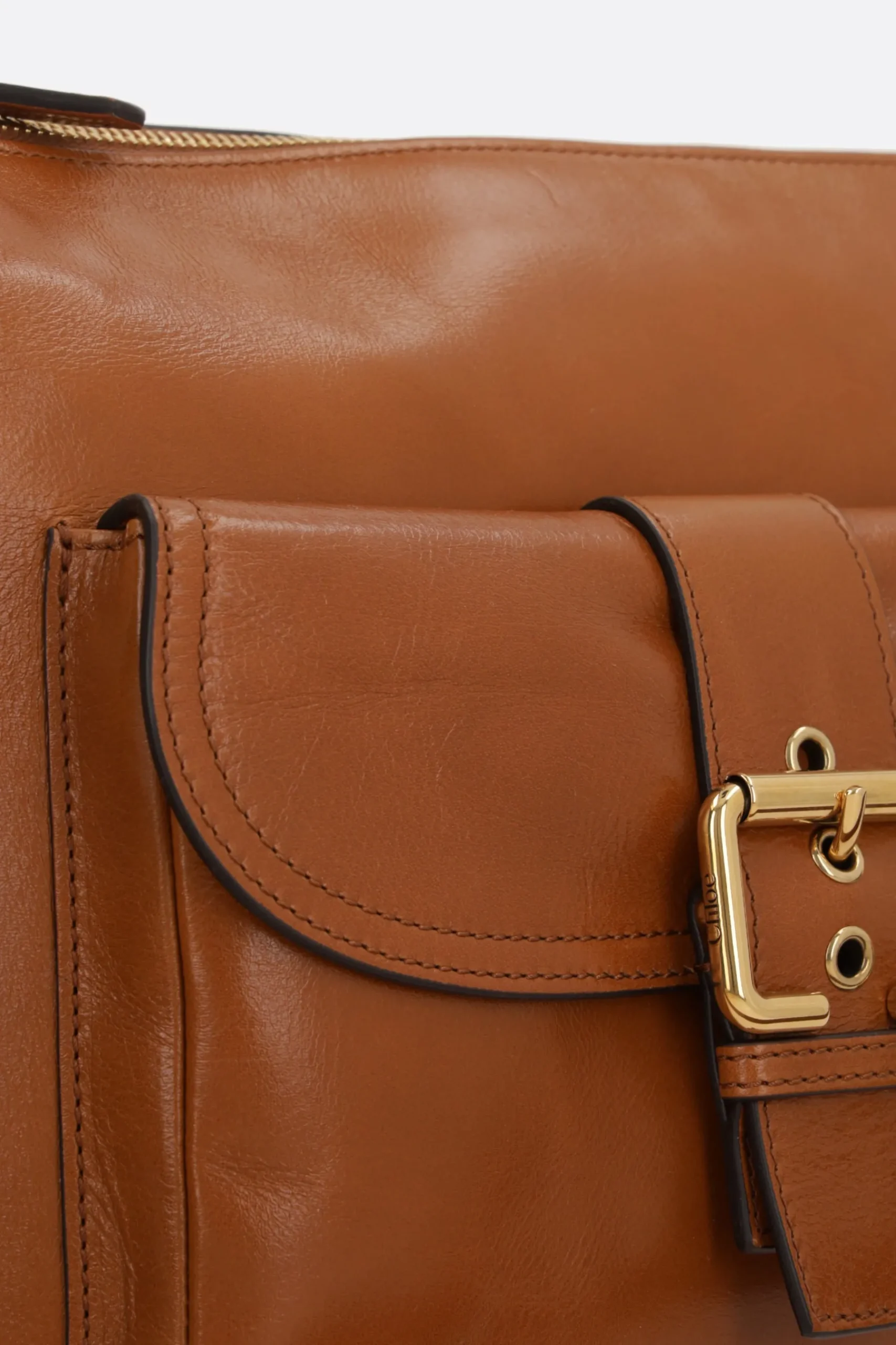 Women CHLOÉ medium Camera Bag in glossy leather