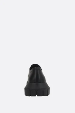 RICK OWENS Mega Tractor derby shoes in smooth leather