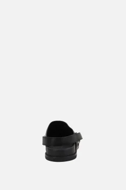 Women RICK OWENS Megalaced slingback mules in smooth leather