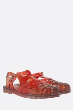 Women NODALETO X MELISSA Melissa Possession + Nodaleto flat sandals in rubber