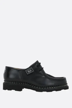 PARABOOT X 10 CORSO COMO Michael/Griff derby shoes in smooth leather and calf hair