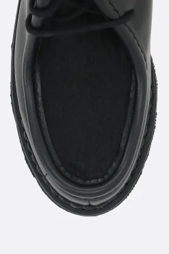 PARABOOT X 10 CORSO COMO Michael/Griff derby shoes in smooth leather and calf hair