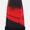Women JIL SANDER midi skirt in fluid printed viscose