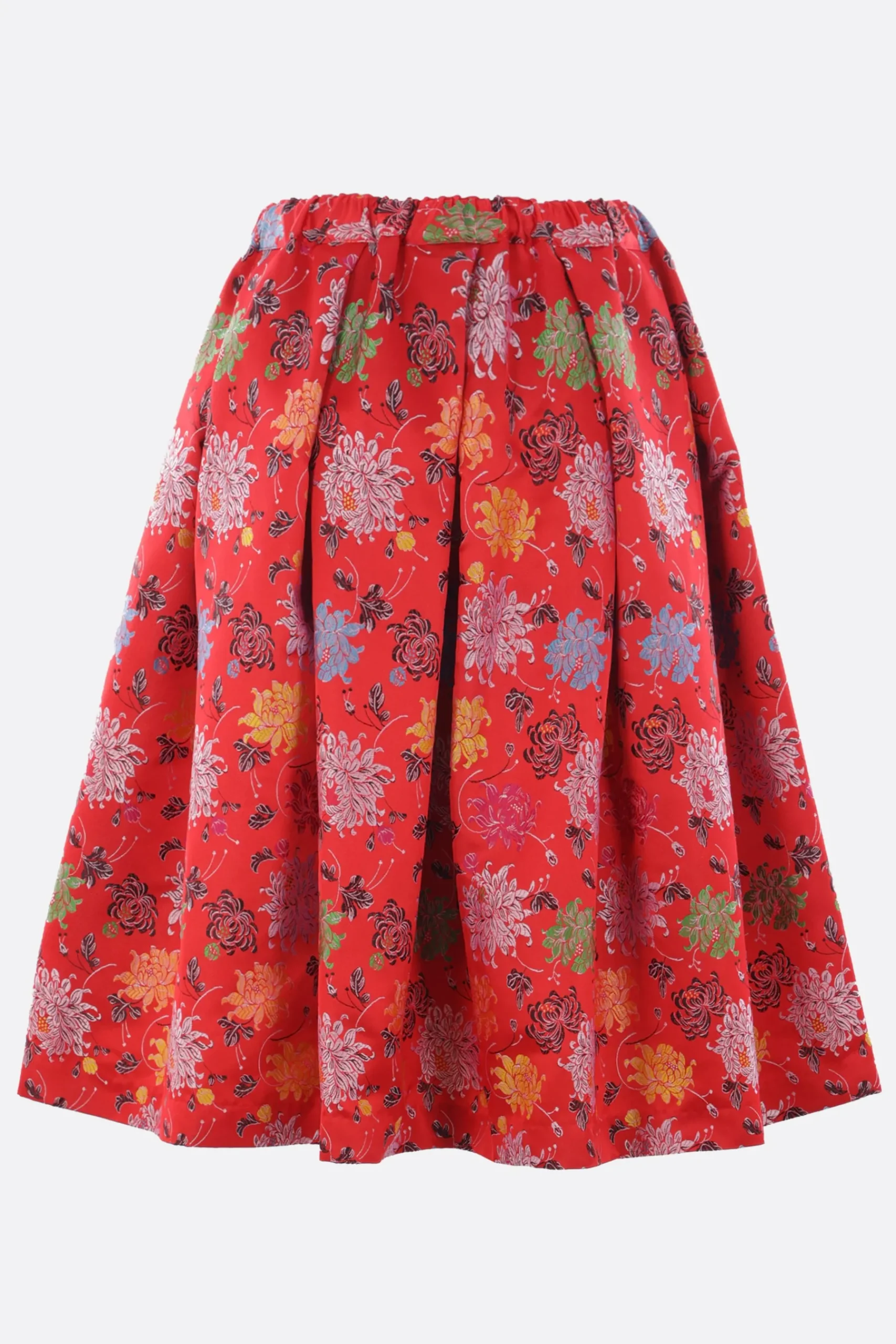 Women COMME DES GARÇONS midi skirt in jacquard satin