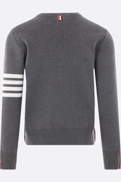 THOM BROWNE Milano stitch cotton pullover