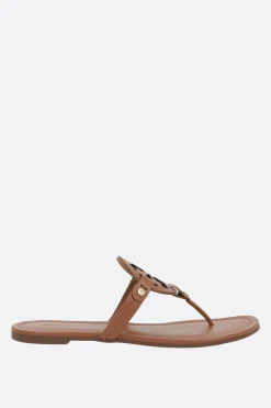 Women TORY BURCH Miller smooth leather thong sandals