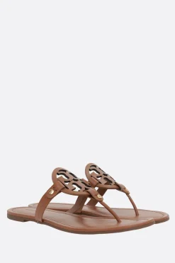 Women TORY BURCH Miller smooth leather thong sandals
