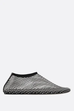 Women CHRISTOPHER ESBER Minette ballerinas in mesh with crystal-embellishment
