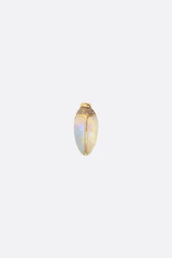 Women BIBI VAN DER VELDEN Mini Scarab Opal Stud single earring