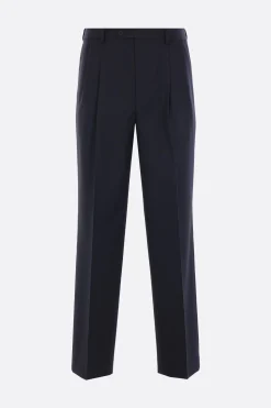 AURALEE mohair wool darted trousers