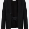 Women NOIR KEI NINOMIYA mohair wool tuxedo jacket