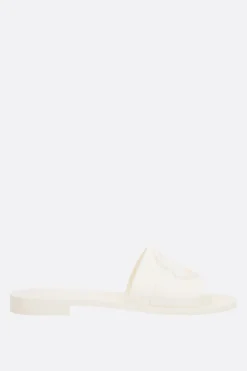 Women MONCLER Mon rubber slide sandals