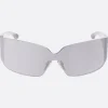 Women BALENCIAGA Mono Square sunglasses in injected nylon