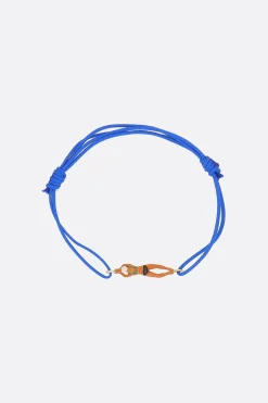 Women ALIITA Nadadora Bikini cord bracelet with gold pendant