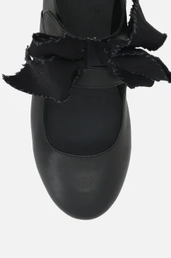 Women YOHJI YAMAMOTO nappa mary-jane ballerinas with bow
