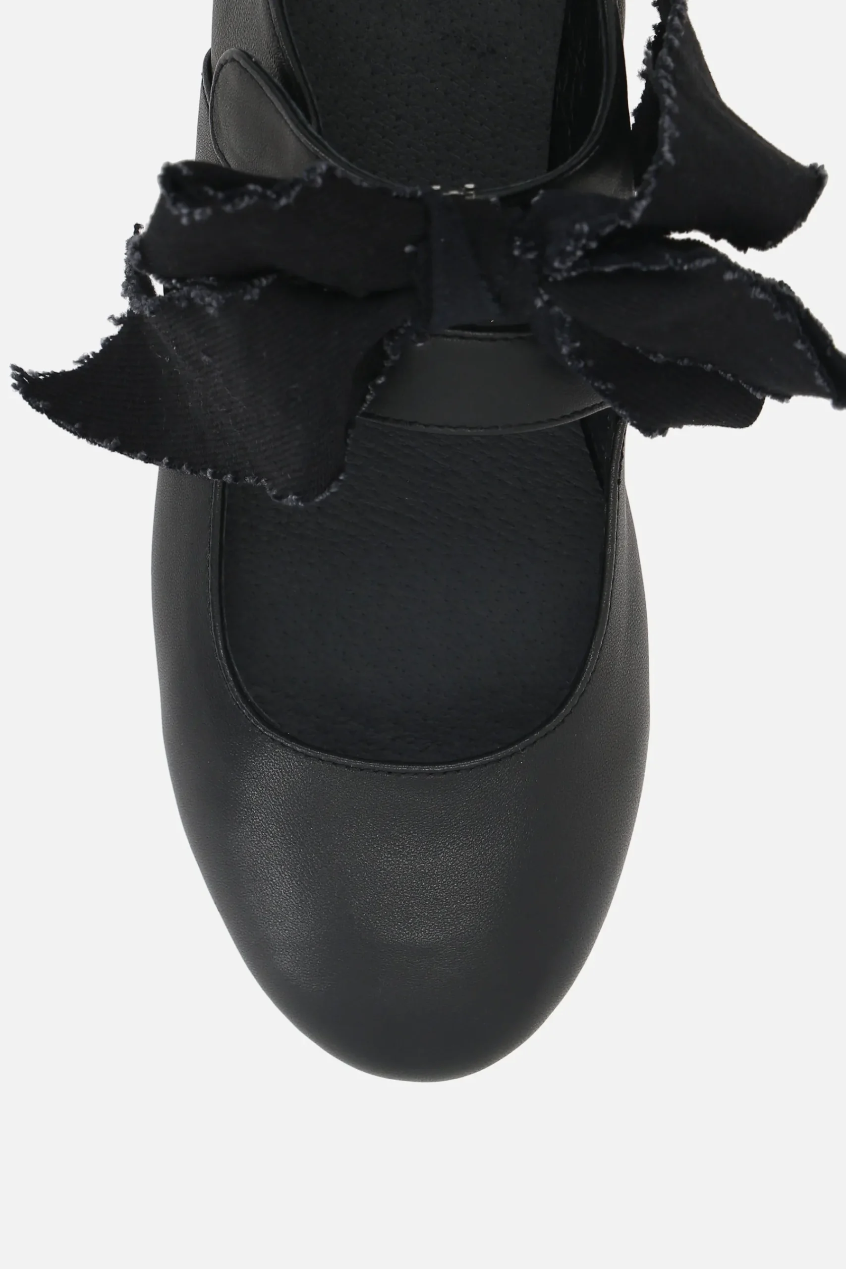 Women YOHJI YAMAMOTO nappa mary-jane ballerinas with bow