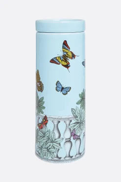 FORNASETTI Nel Mentre set of three scented candles with Farfalle e balaustra Décor