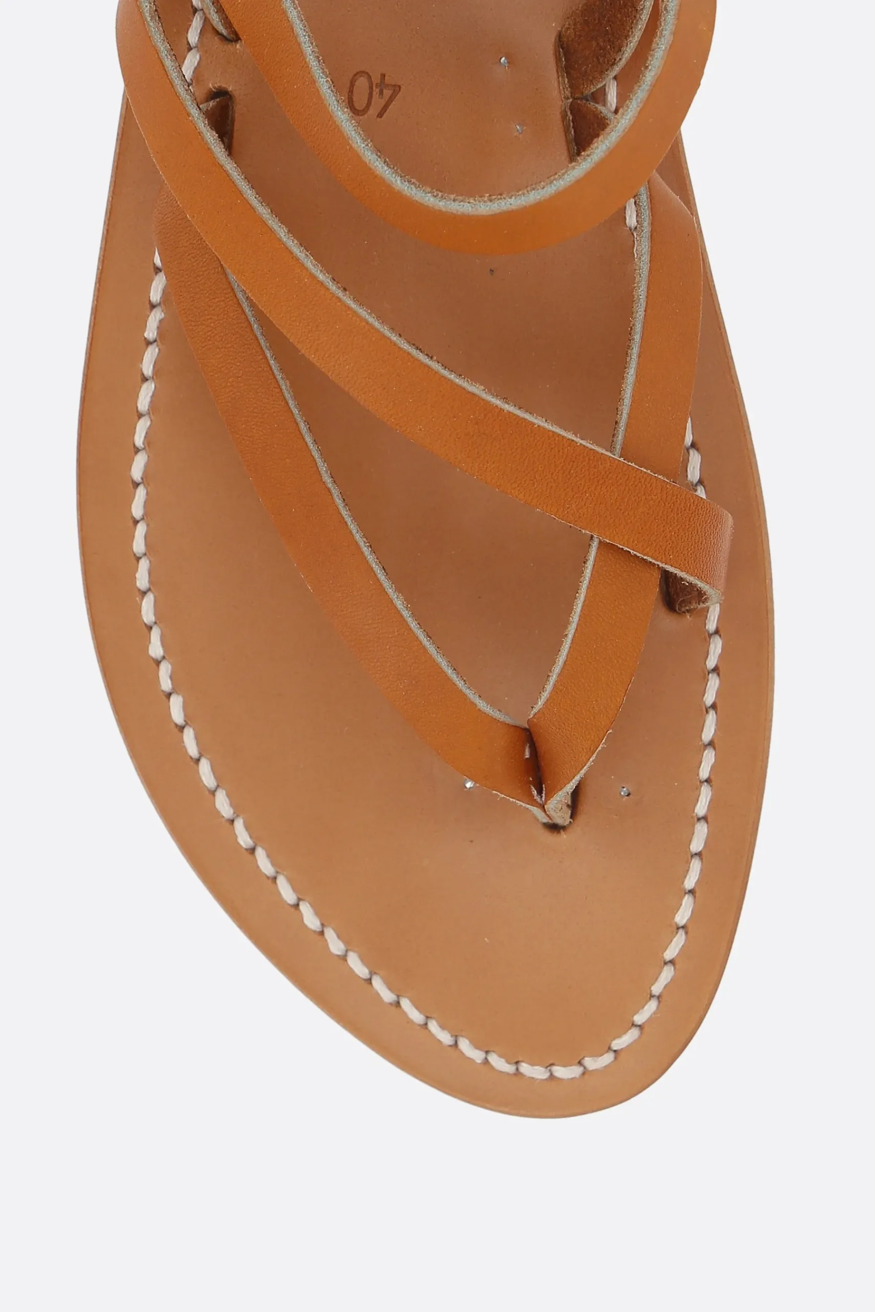 Women K.JACQUES X 10 CORSO COMO Nemesis thong sandals in smooth leather