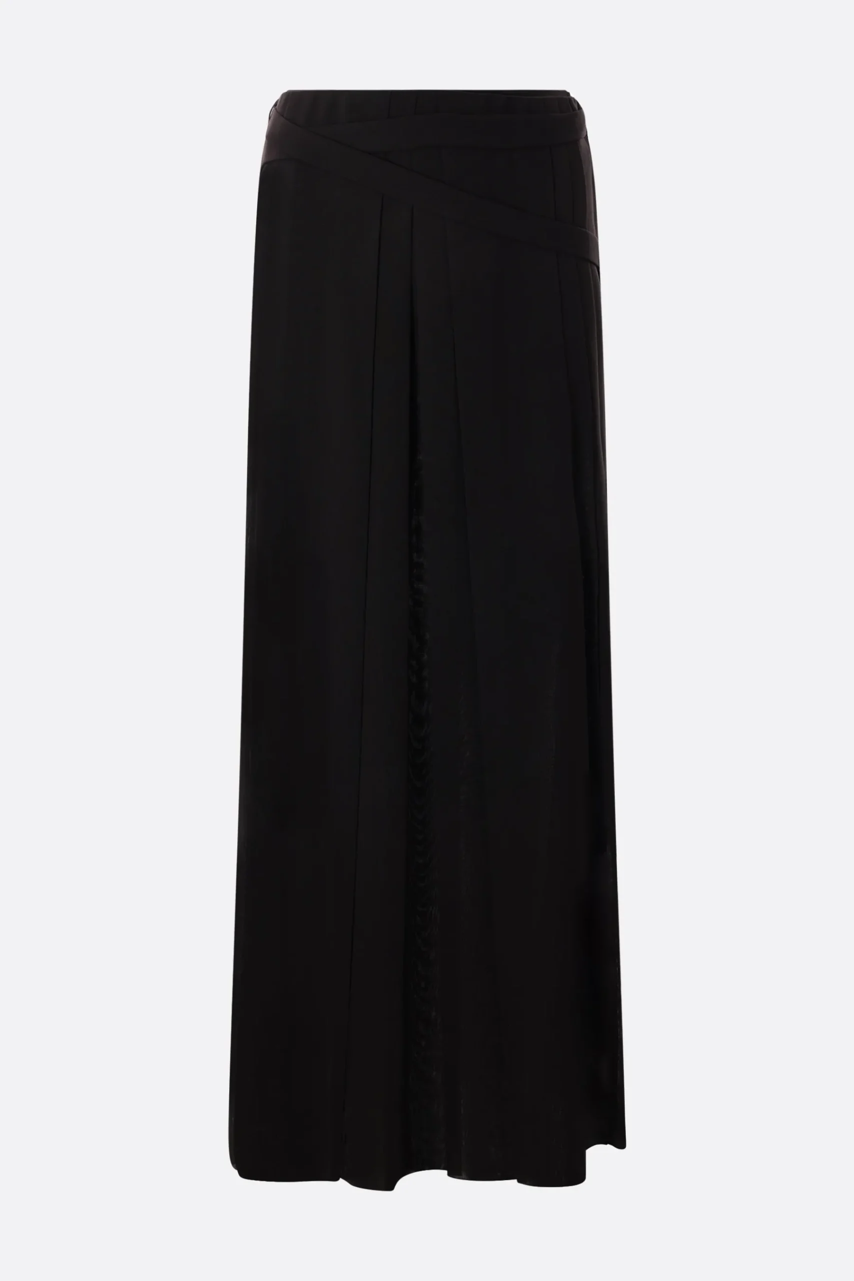 Women ANN DEMEULEMEESTER Norell wool blend wrap skirt