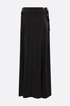 Women ANN DEMEULEMEESTER Norell wool blend wrap skirt