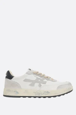 PREMIATA Nous sneaker in smooth leather and suede