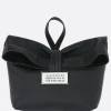 Women MAISON MARGIELA numeric logo patch nappa clutch