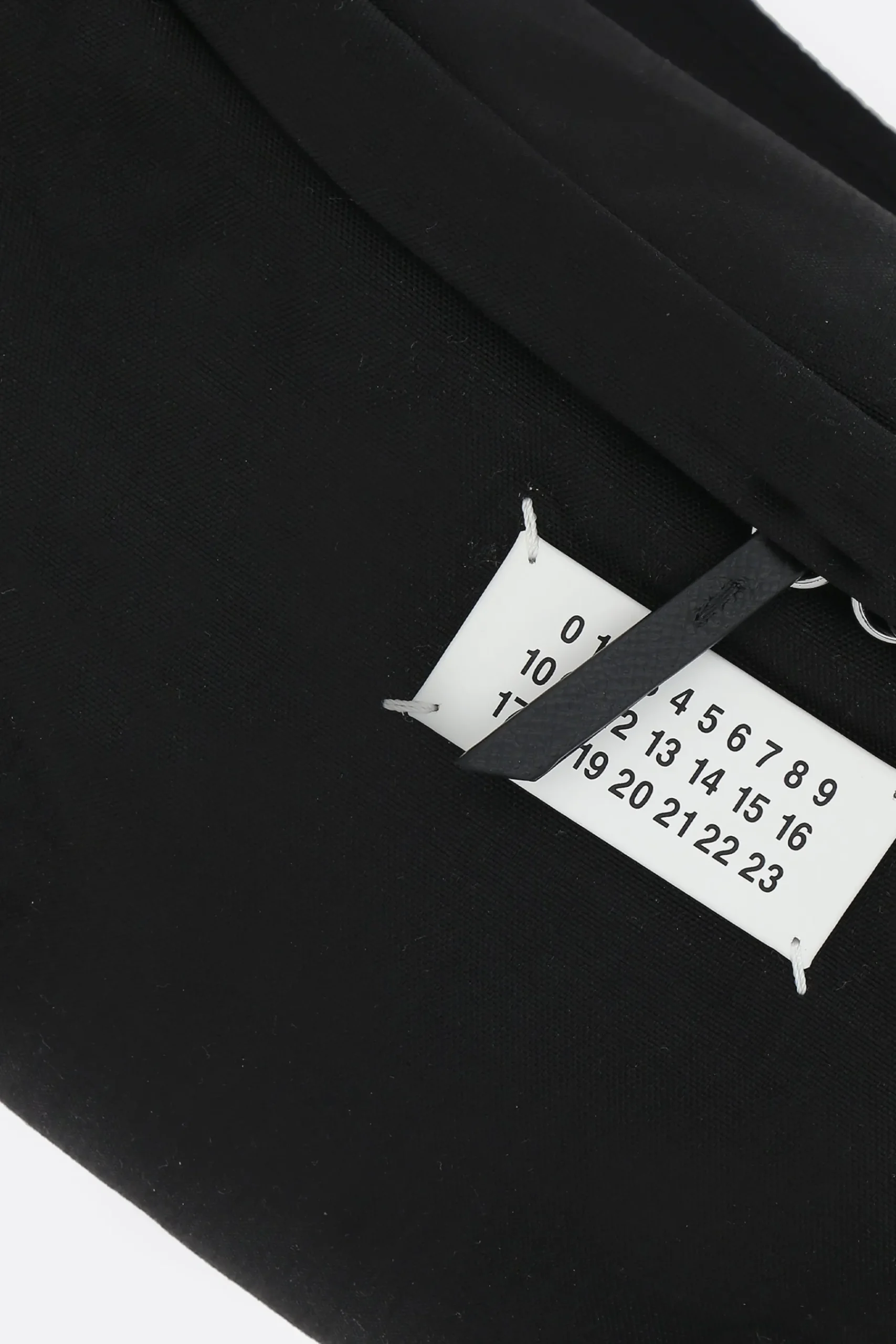 MAISON MARGIELA numeric logo patch nylon belt bag