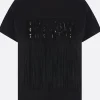 Women MM6 numeric logo print cotton t-shirt