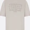 MAISON MARGIELA numeric logo print cotton oversized t-shirt